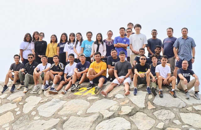 Students group outing